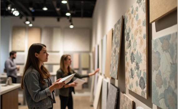 Имитация бамбука, камня, особая текстура и симметрия: какие обои подойдут для гостиной Имитация бамбука, камня, особая текстура и симметрия: какие обои подойдут для гостиной